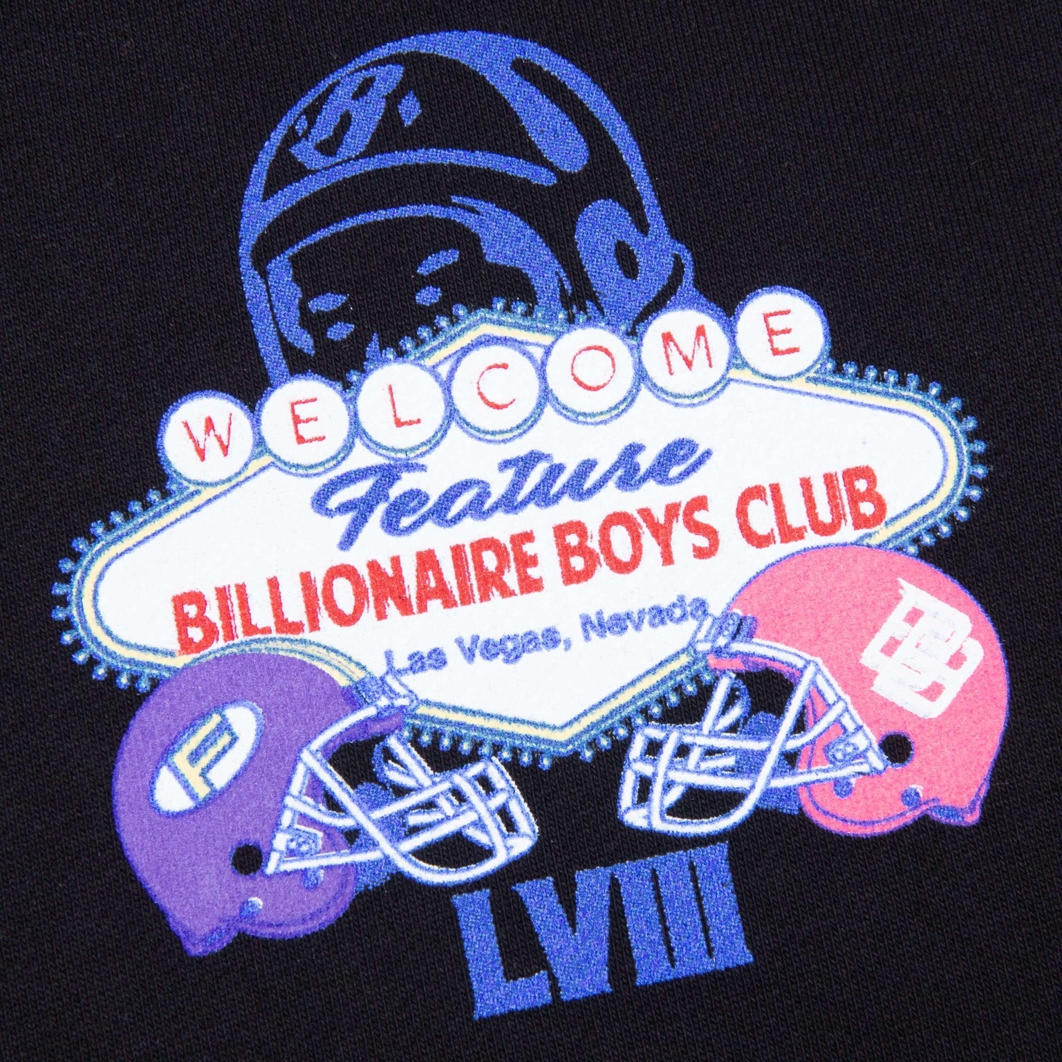 FEATURE X BILLIONAIRE BOYS CLUB LAS VEGAS HOODIE - BLACK - 4