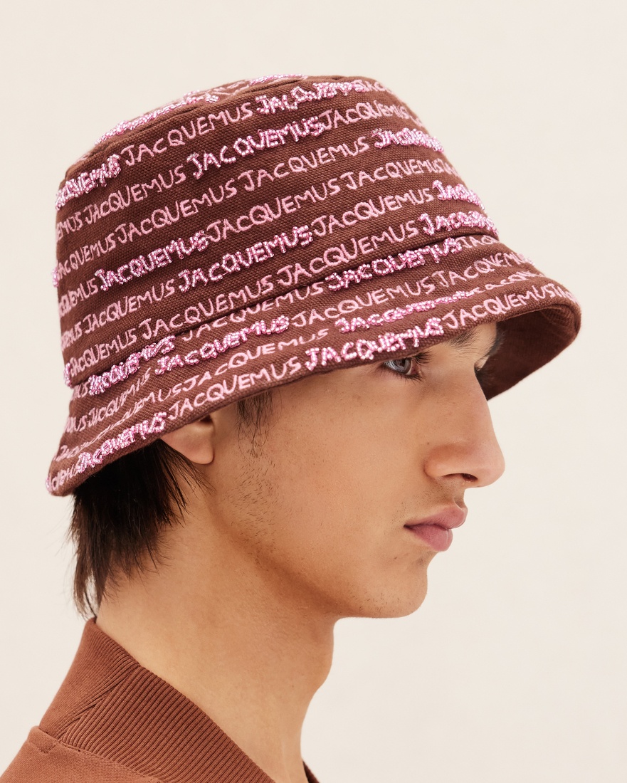 ハット JACQUEMUS Bordado Bucket Hat - Jacquemus - Brown - Cotton Jacquemus Le Bob Bordado Bucket Hat In Brown | ModeSens