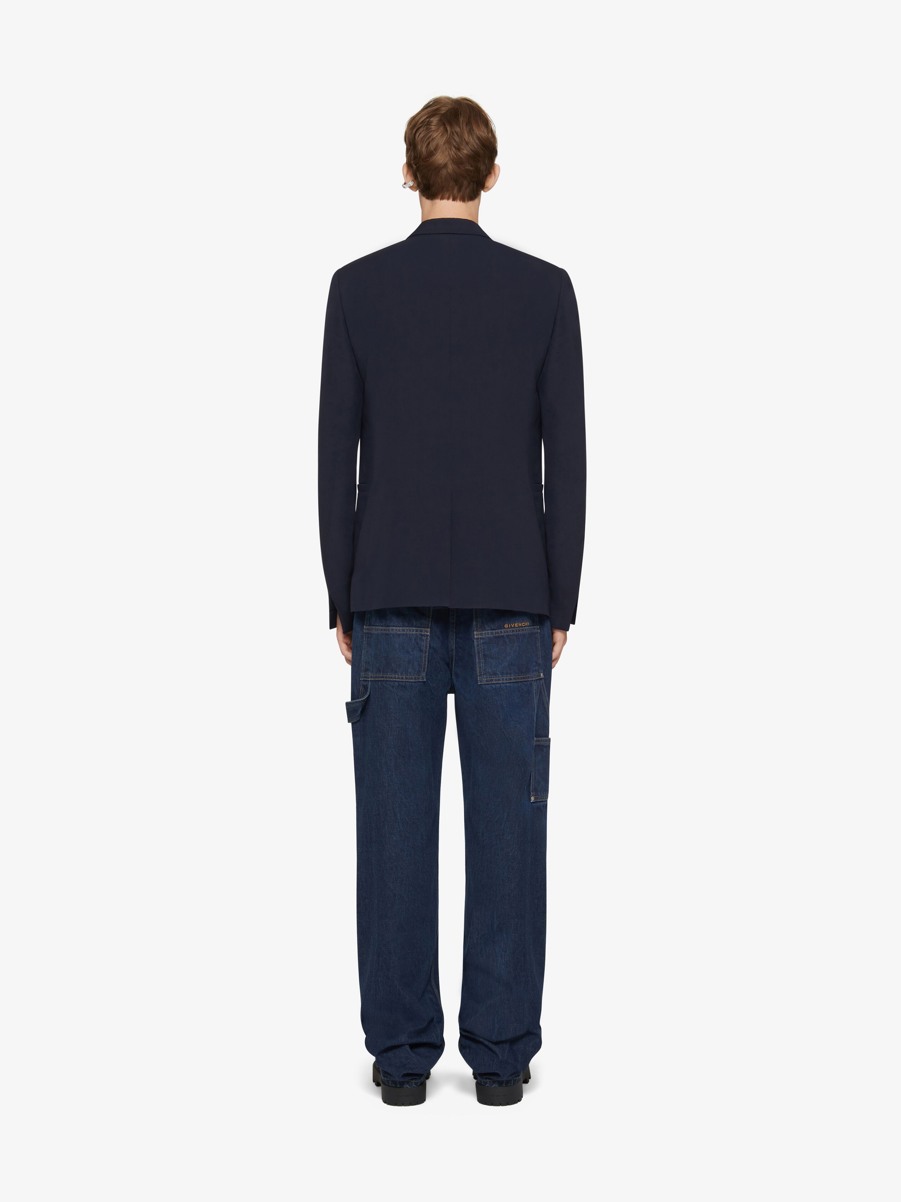 SLIM FIT JACKET IN WOOL - 4