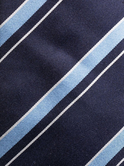 Lanvin striped silk tie outlook