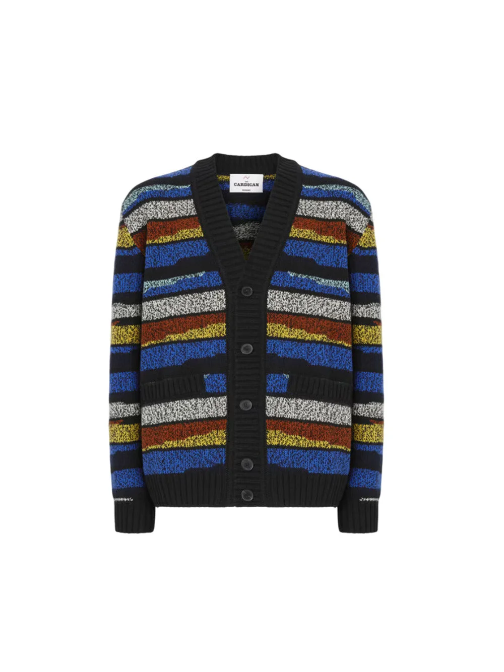 Missoni Men The Pure Wool Cardigan With Intarsia - 1