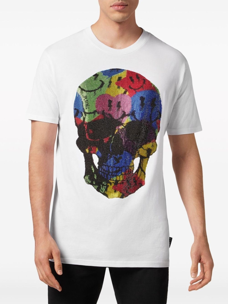 Smile-print cotton T-shirt 3