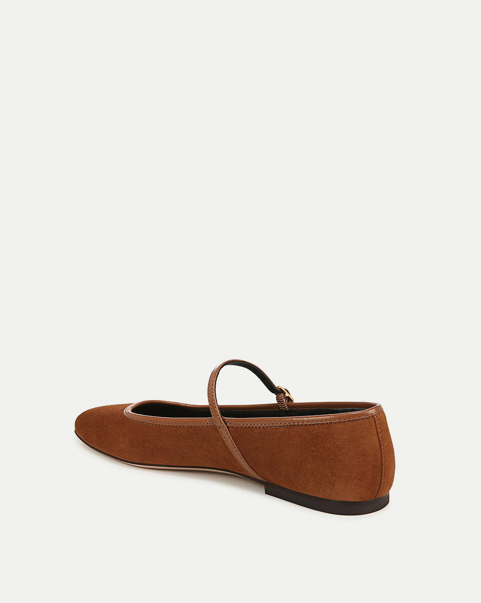 ELLIE SUEDE FLAT - 4