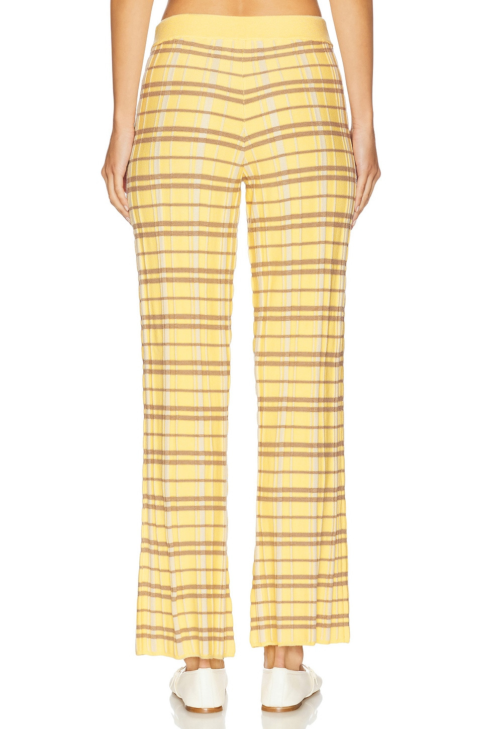 Plaid Flare Pant - 4