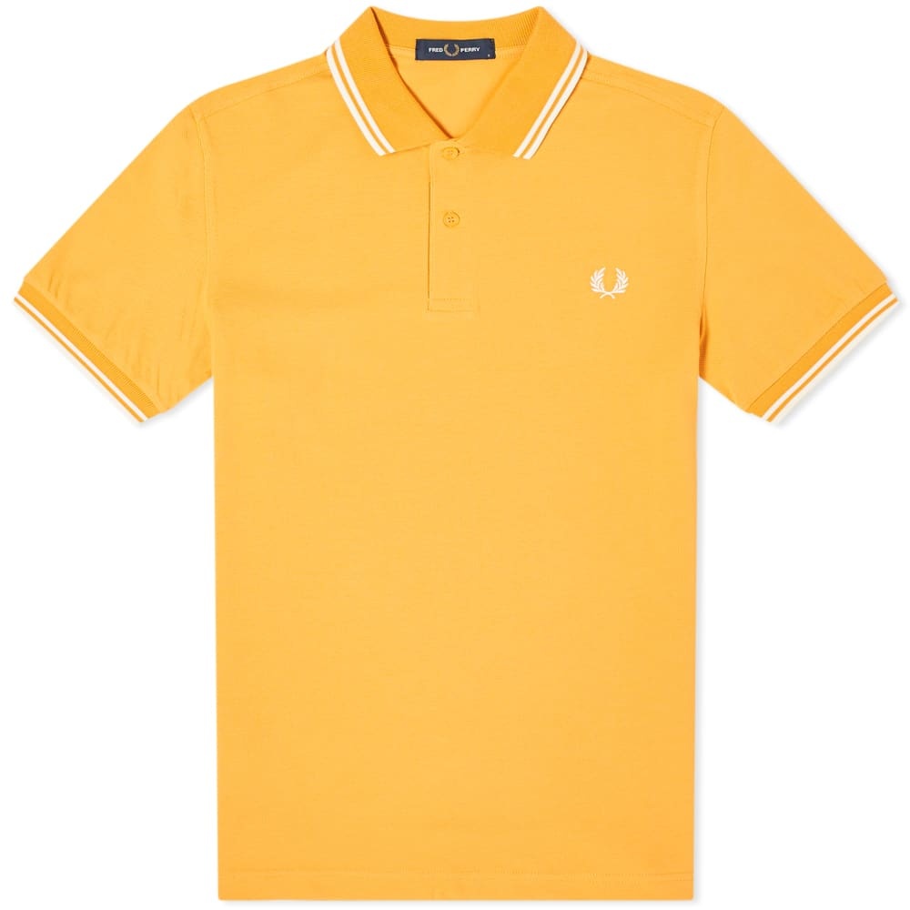 Fred Perry Authentic Slim Fit Twin Tipped Polo - 1