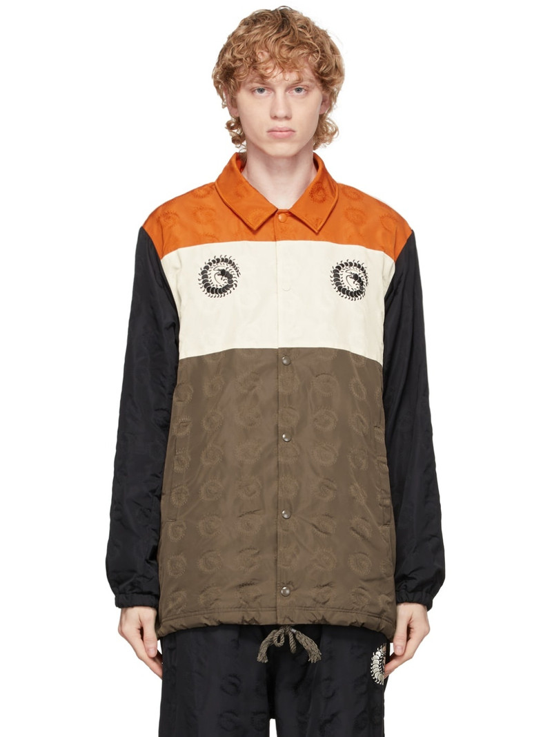 Black & White Graphic Pattern Jacket - 1