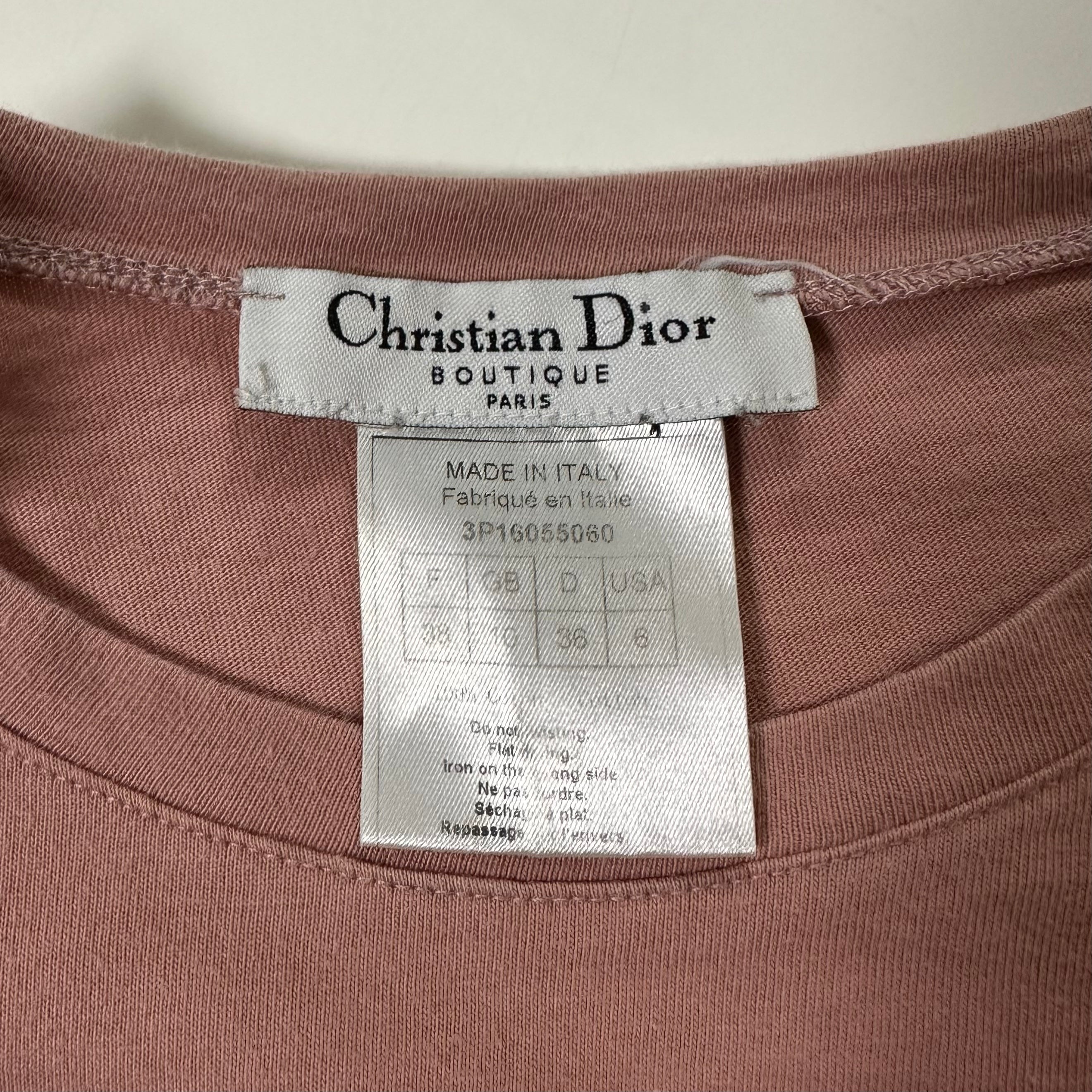 CHRISTIAN DIOR Spring Summer 2003 Laced Up T-Shirt - 5