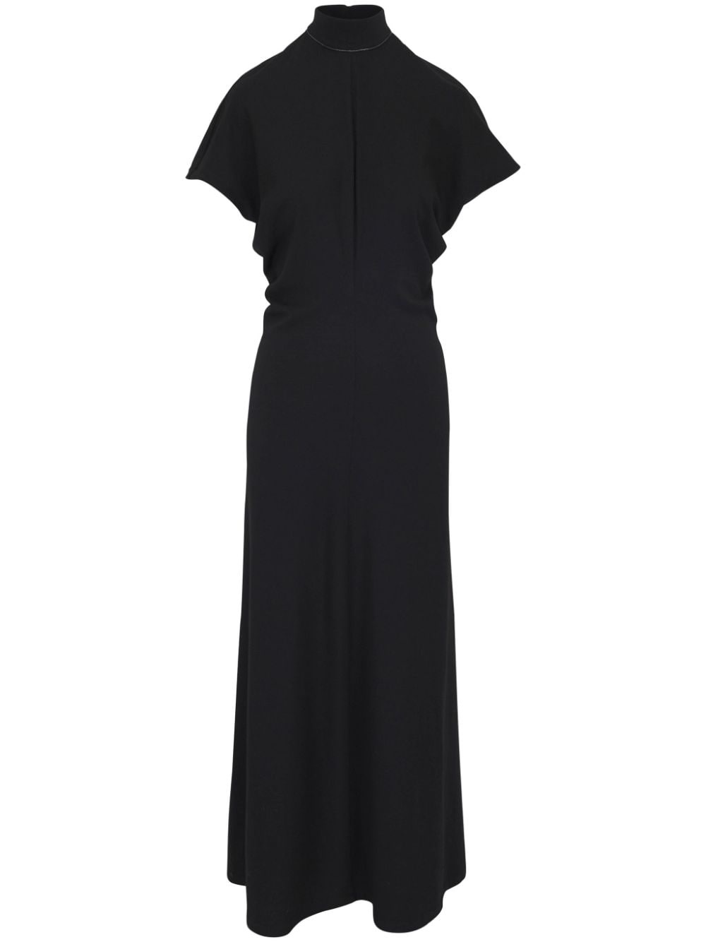 mock-neck maxi dress - 1