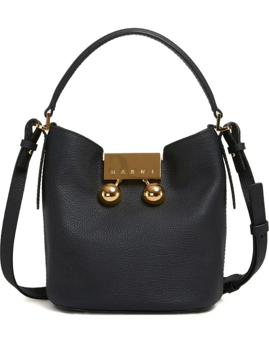 Marni Trunkaroo Leather Bucket Bags - 1