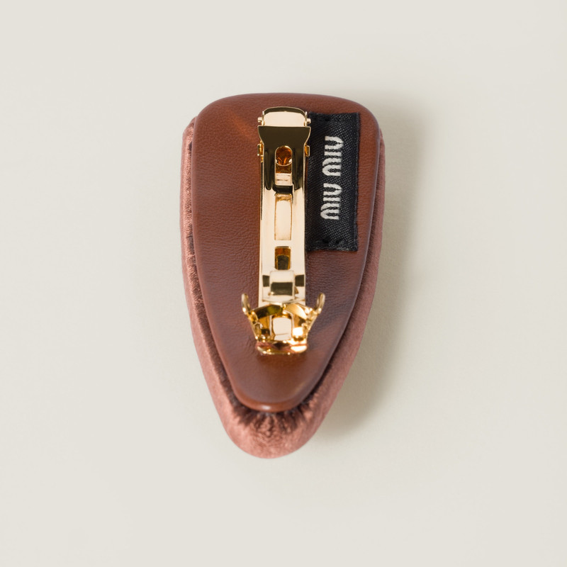 Miu Miu Satin hair clip outlook
