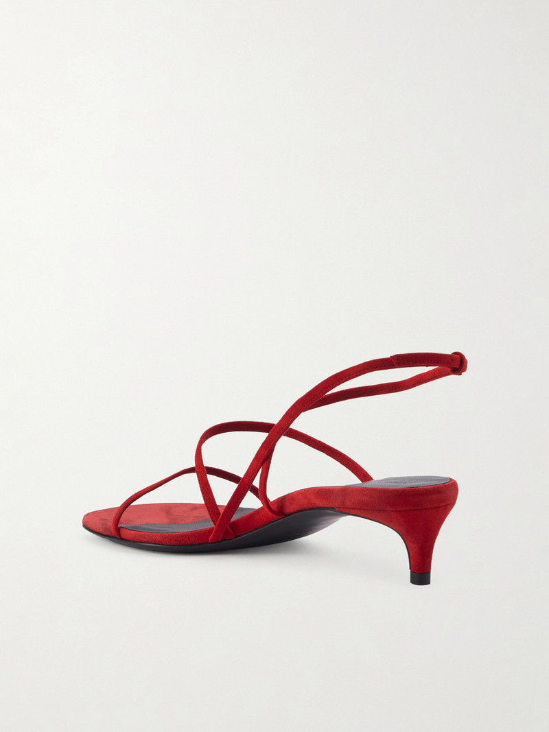 KHAITE Loop Suede Sandals outlook