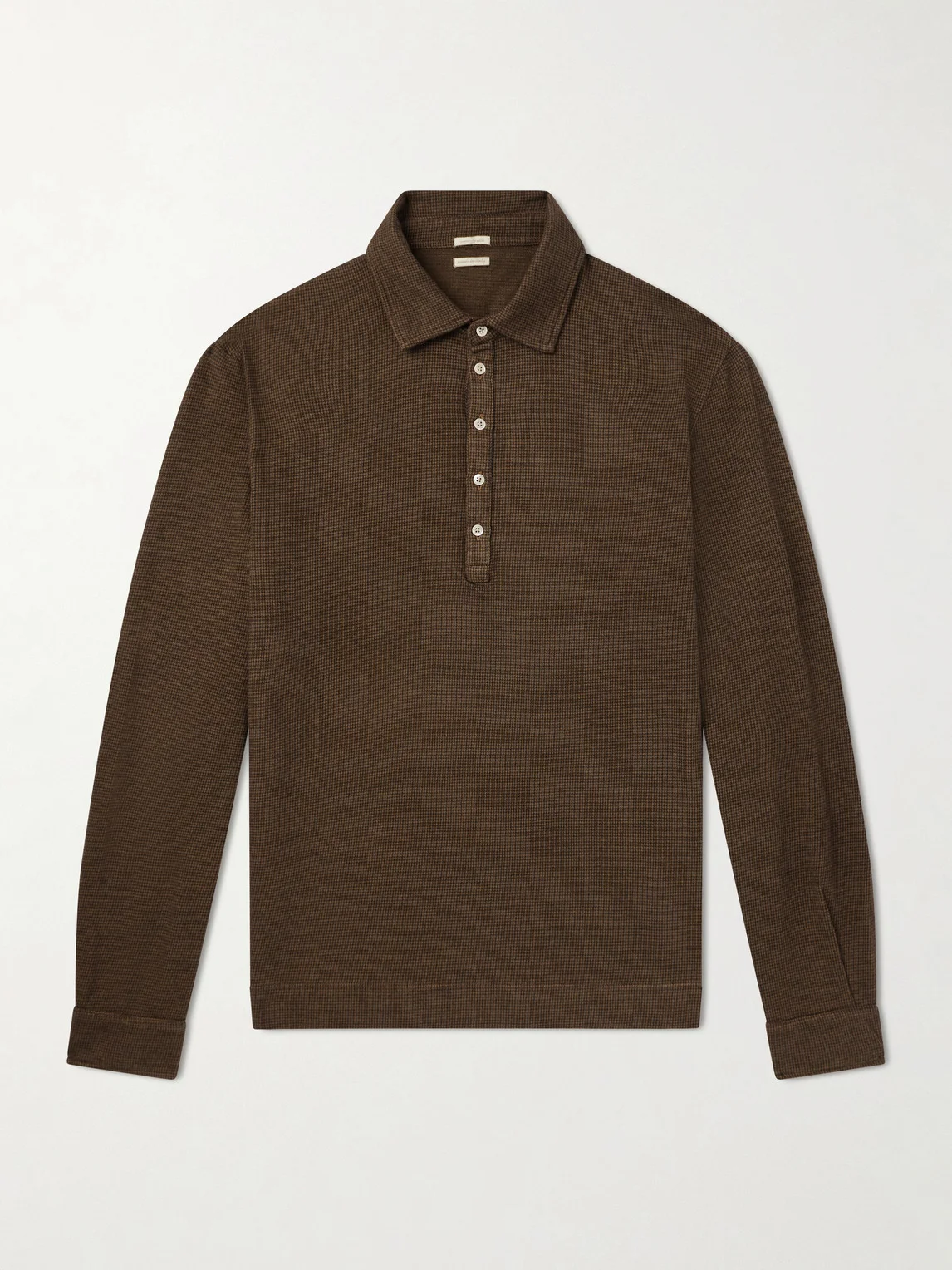 Raya Cotton and Cashmere-Blend Polo Shirt - 1