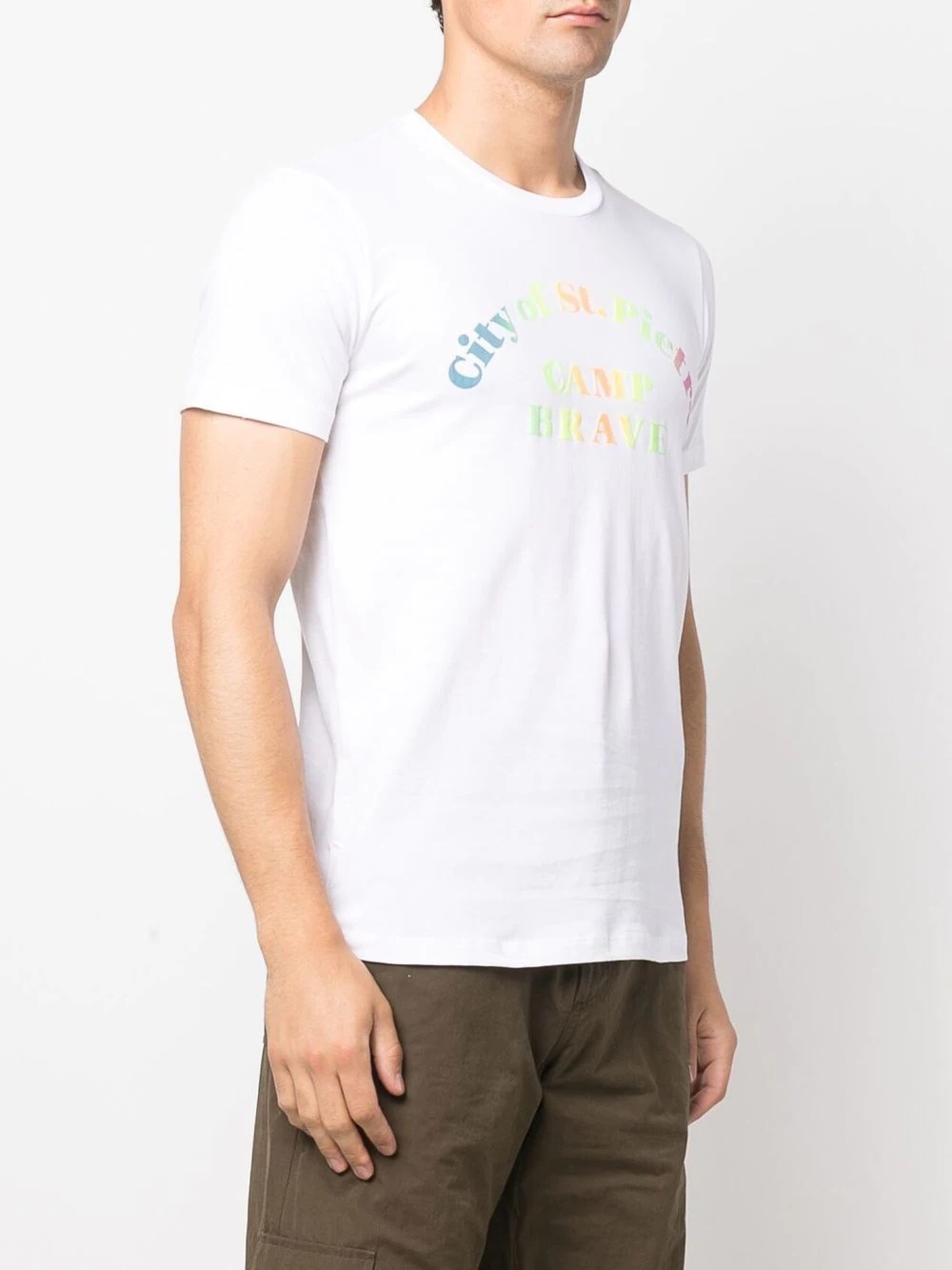 Camp Brave gradient-print T-shirt - 3