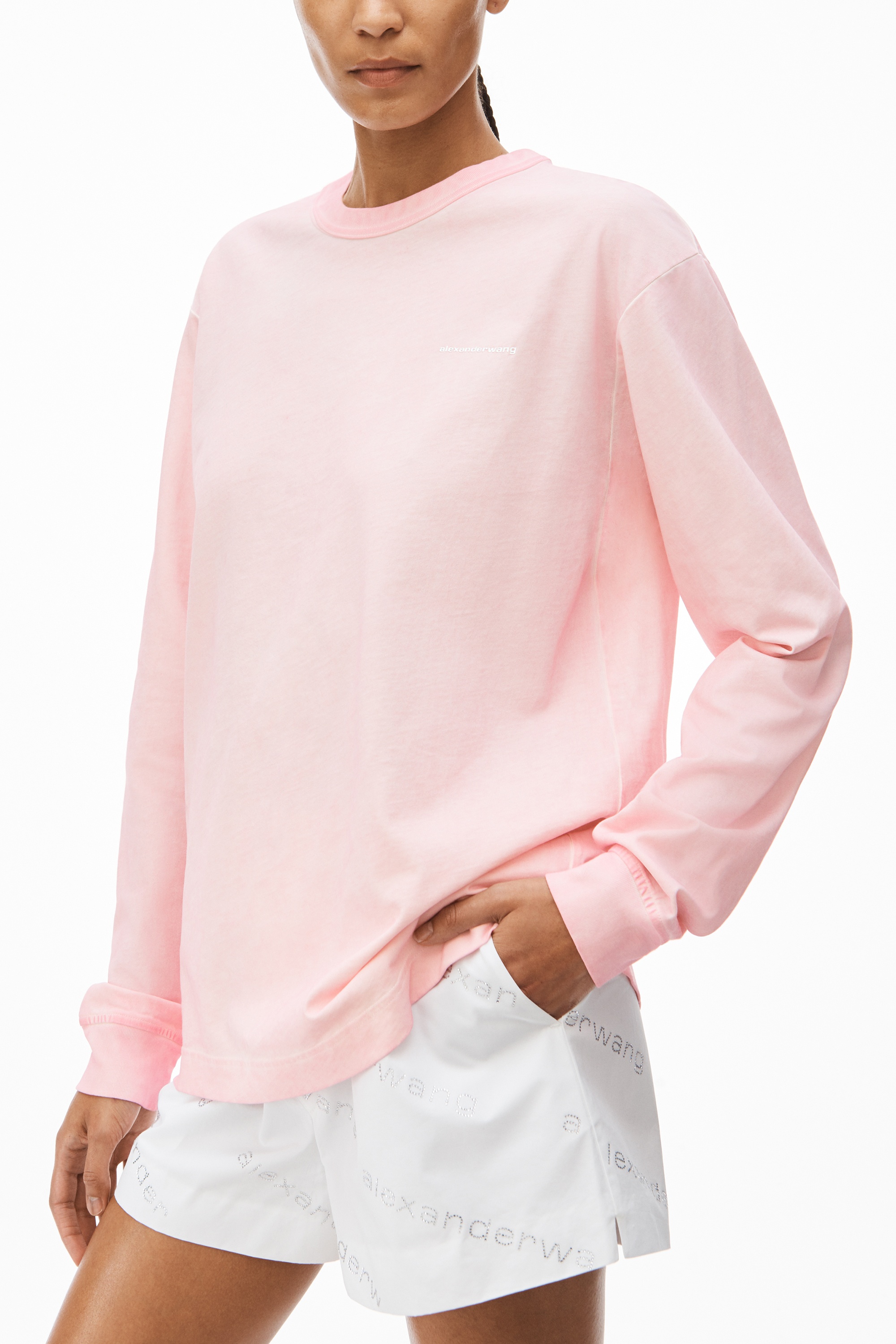 LONG-SLEEVE TEE IN HIGH TWIST JERSEY - 3