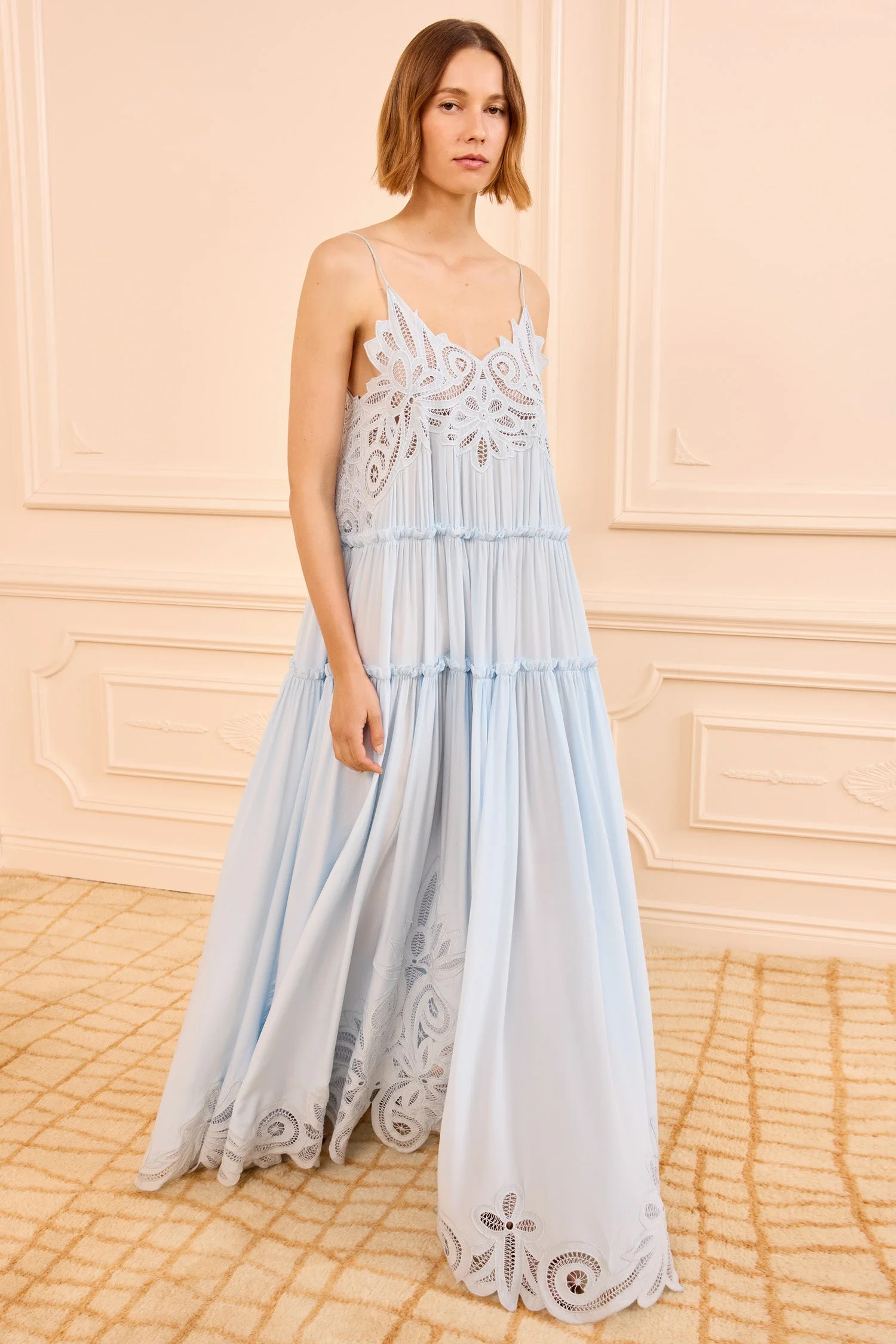 Filippa Lace Applique Gown - 1