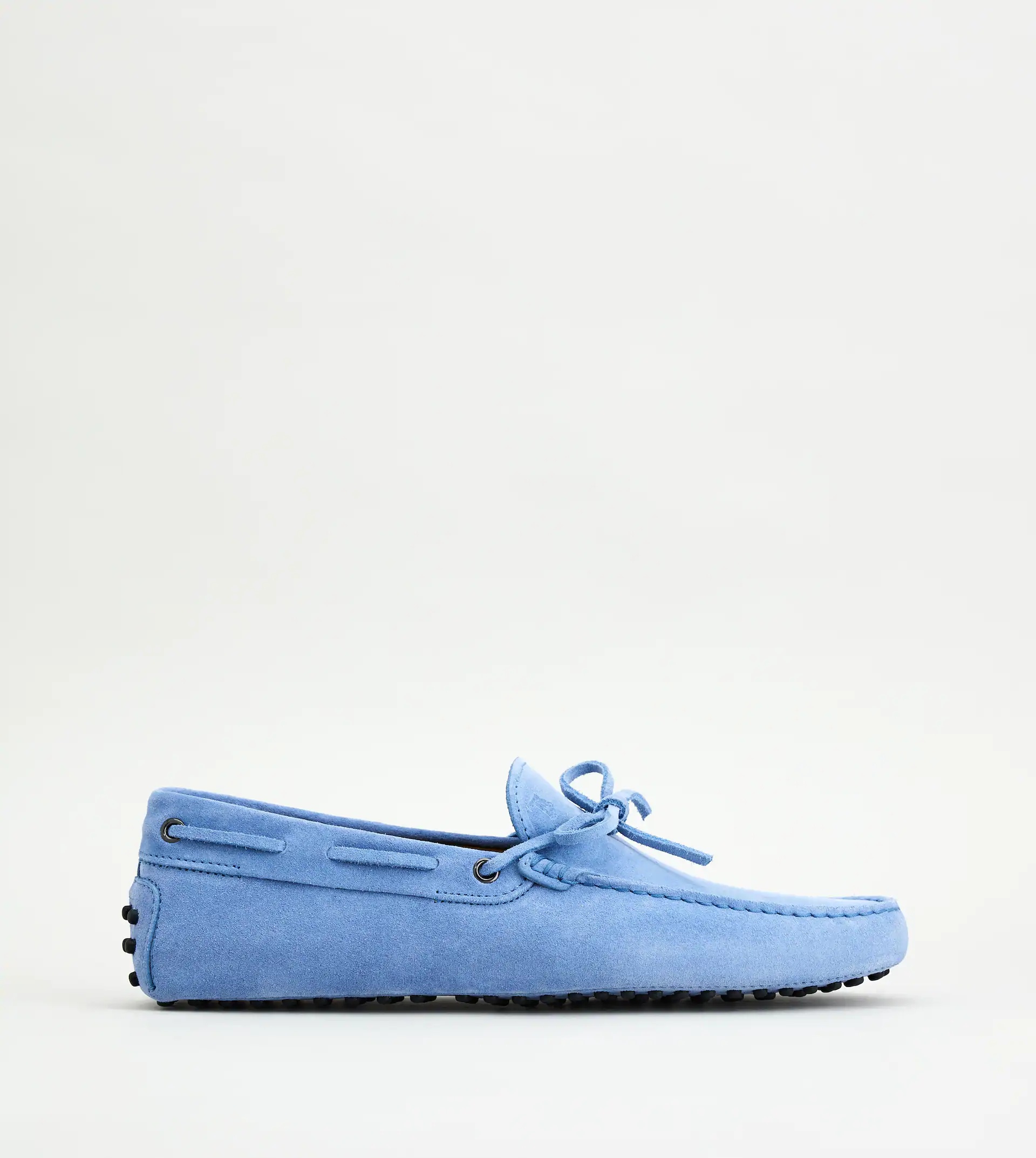 GOMMINO DRIVING SHOES IN SUEDE - LIGHT BLUE - 1