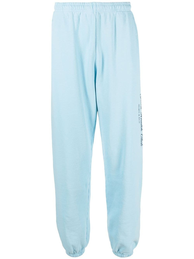 logo-print cotton track pants 1