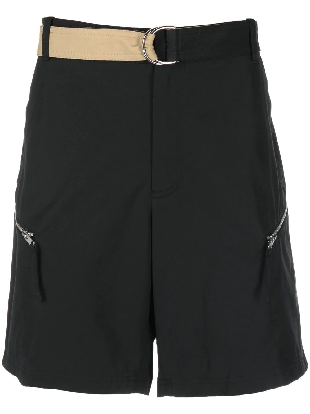 belted cargo shorts - 1