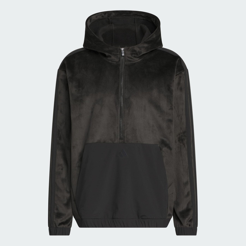 BEYOND THE COURSE COZY HALF-ZIP LOOSE FIT HOODIE 1