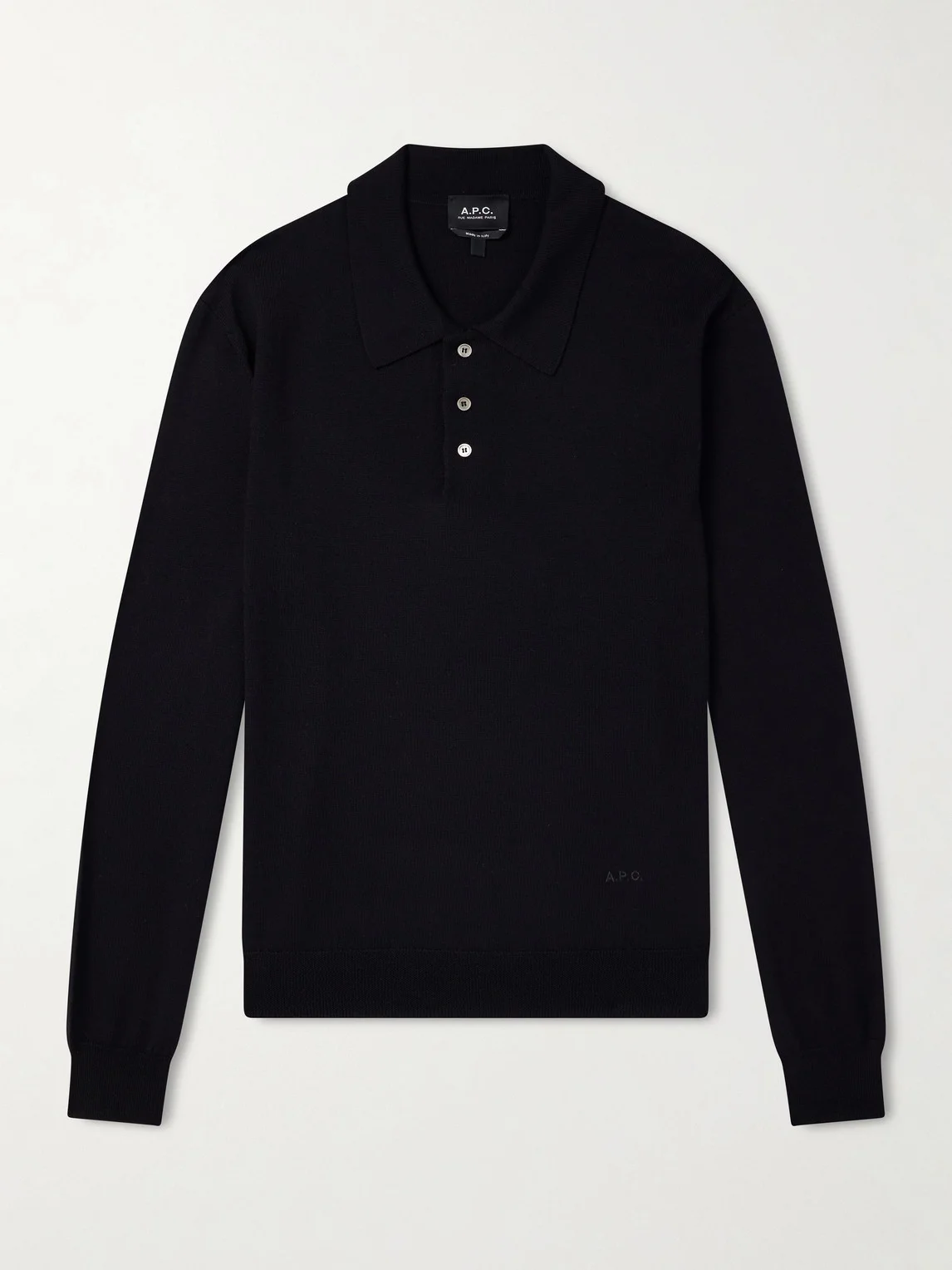 Riou Virgin Wool Polo Shirt - 1