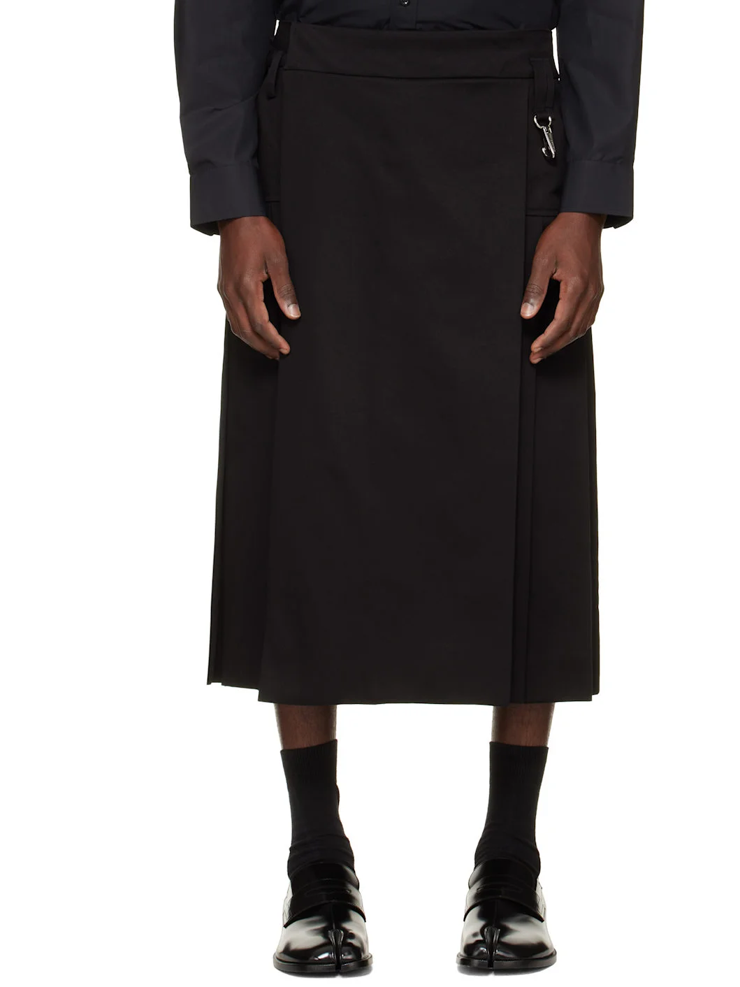 Black Utility Clip Kilt - 1