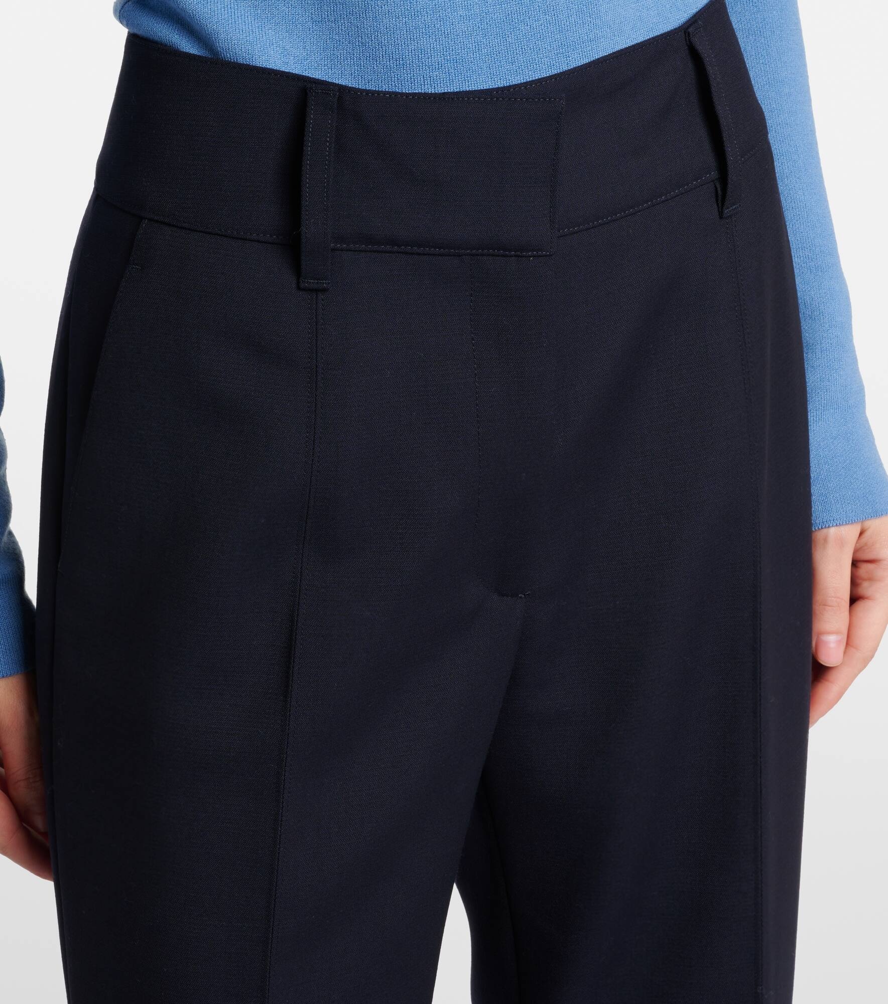 Rhein wool flared pants - 4