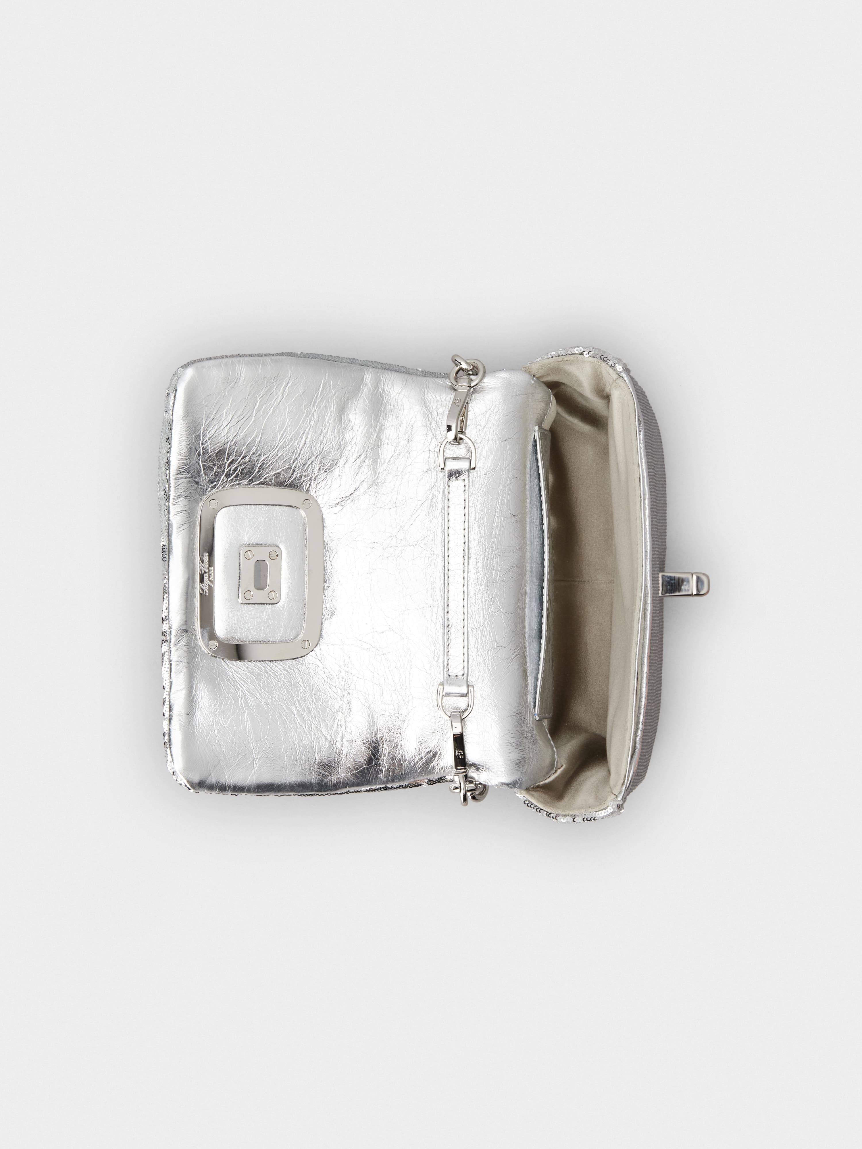 Viv' Choc Paillettes Mini Bag in Fabric - 6