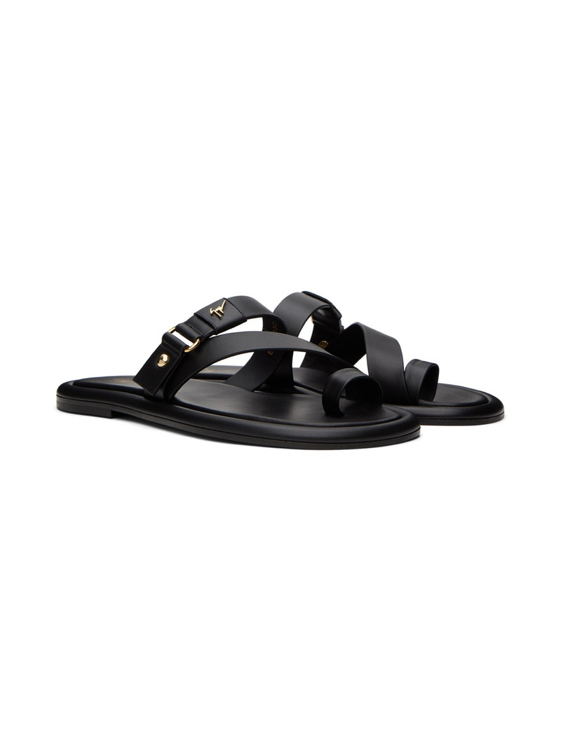 Black Taanguy Sandals 4