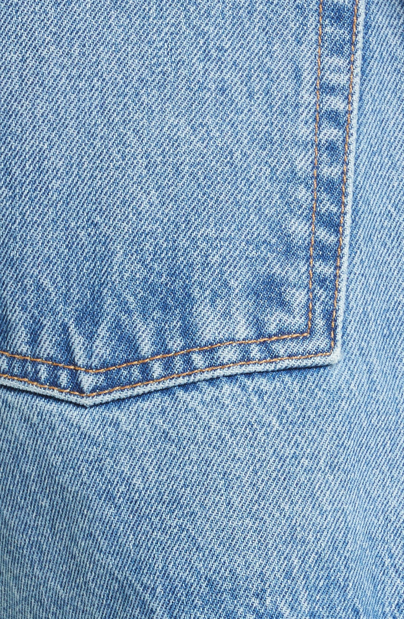 Ulla Johnson Nonstretch Denim Cutoff Shorts in Danube Medium Indigo Wash at Nordstrom - 7