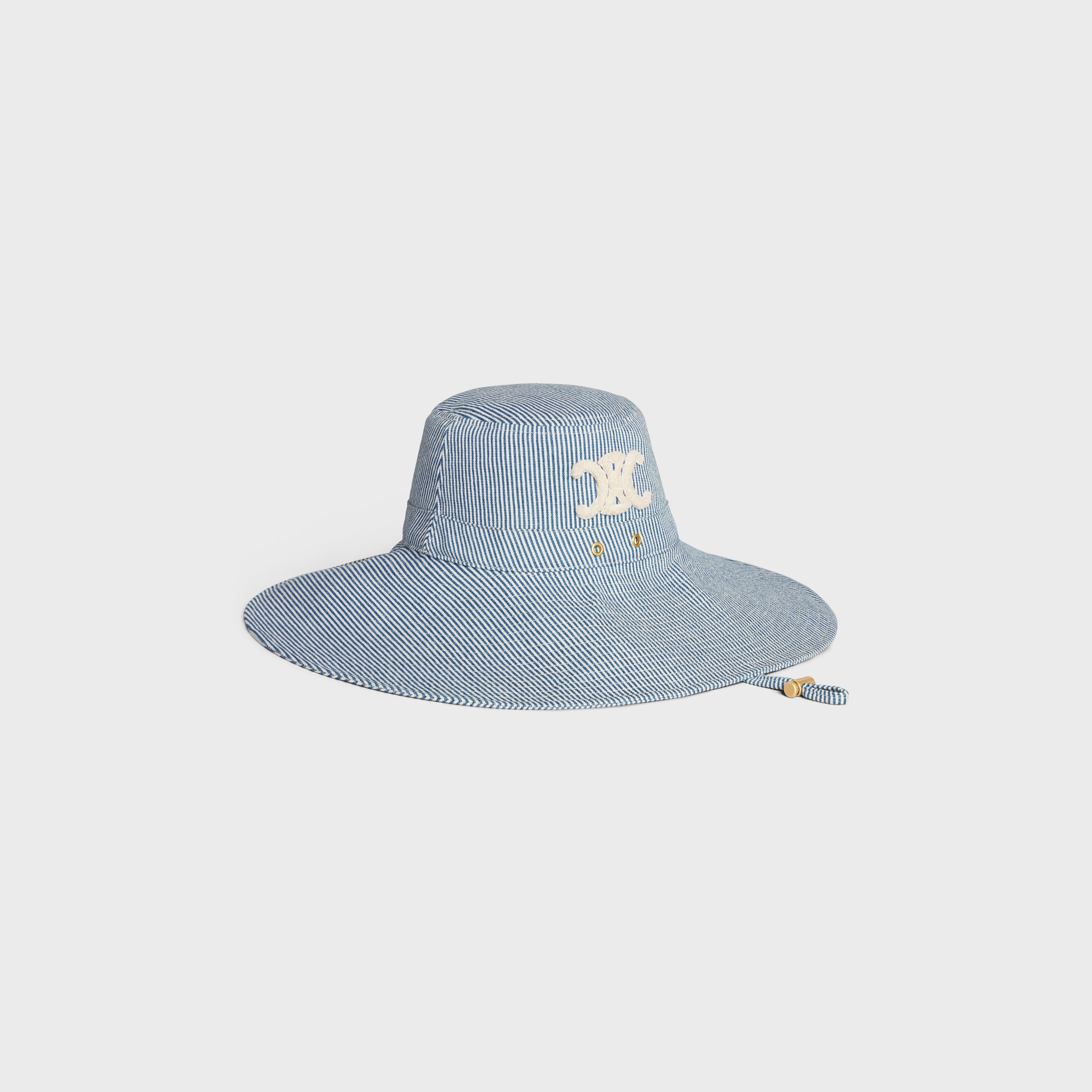 WALKING HAT IN STRIPED COTTON - 2