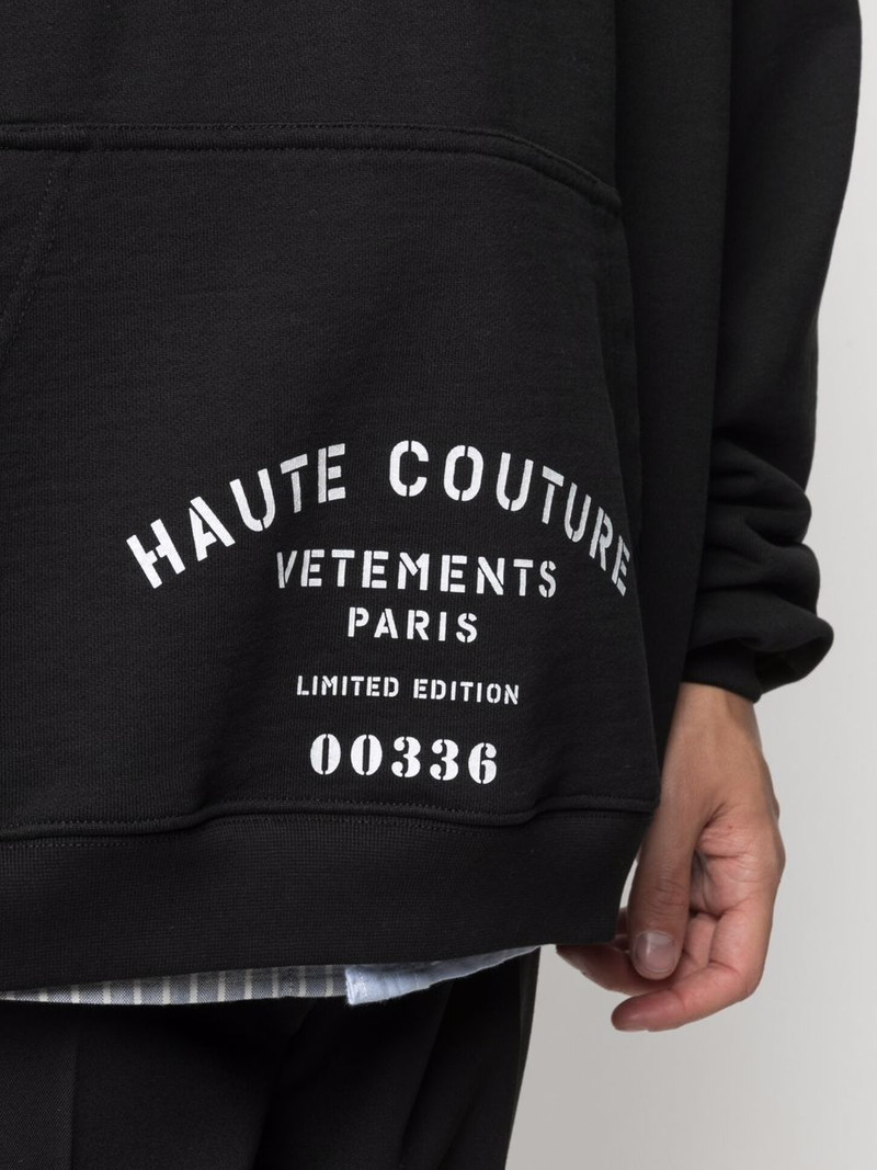 logo-print oversized hoodie 6
