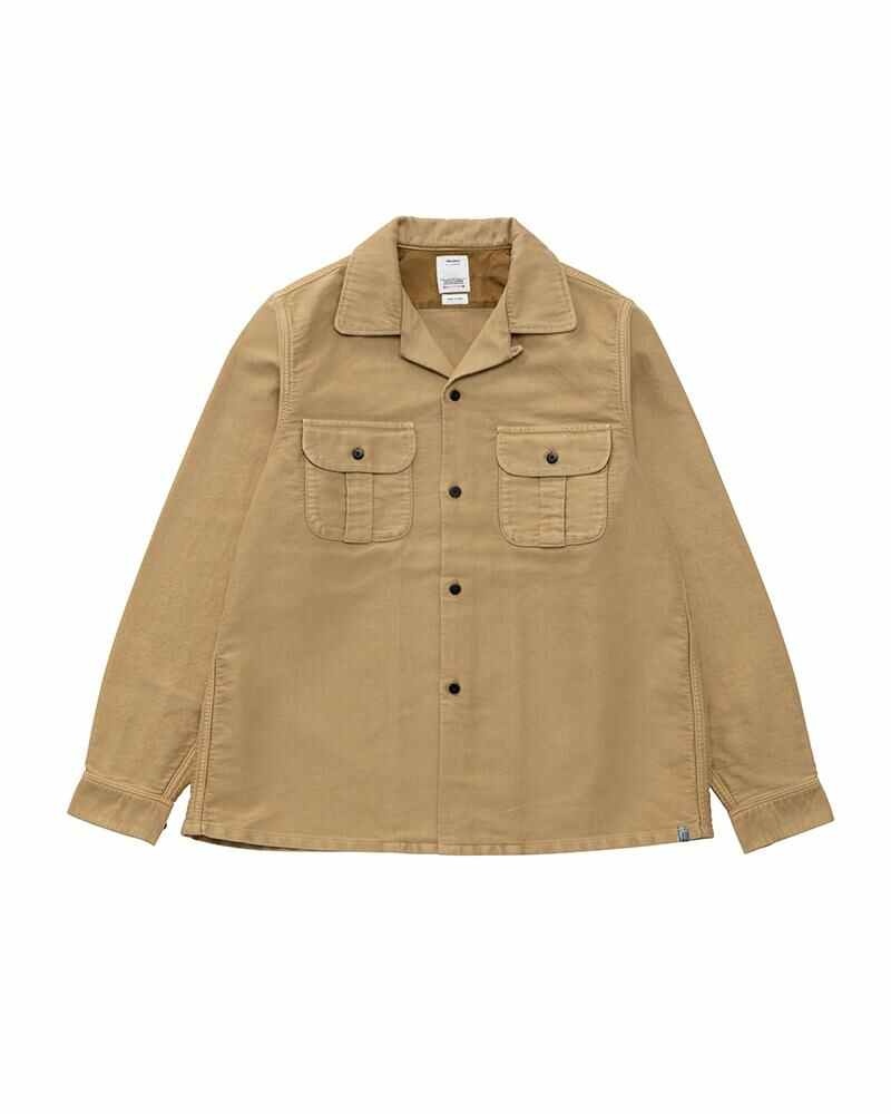 KEESEY G.S. SHIRT L/S MOLESKIN BEIGE - 1