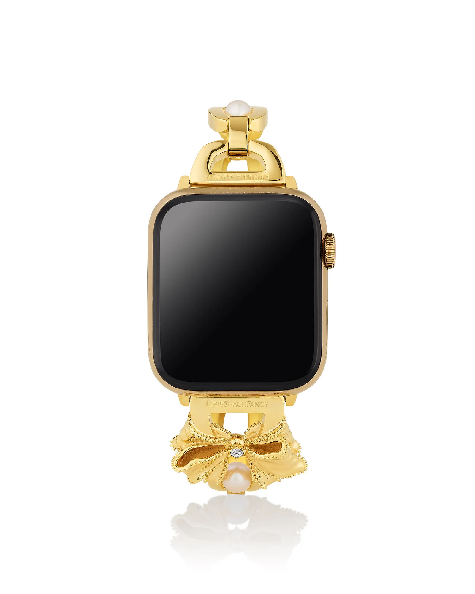 Kendra Scott x LoveShackFancy Bow Elle Gold Watch Band - 1