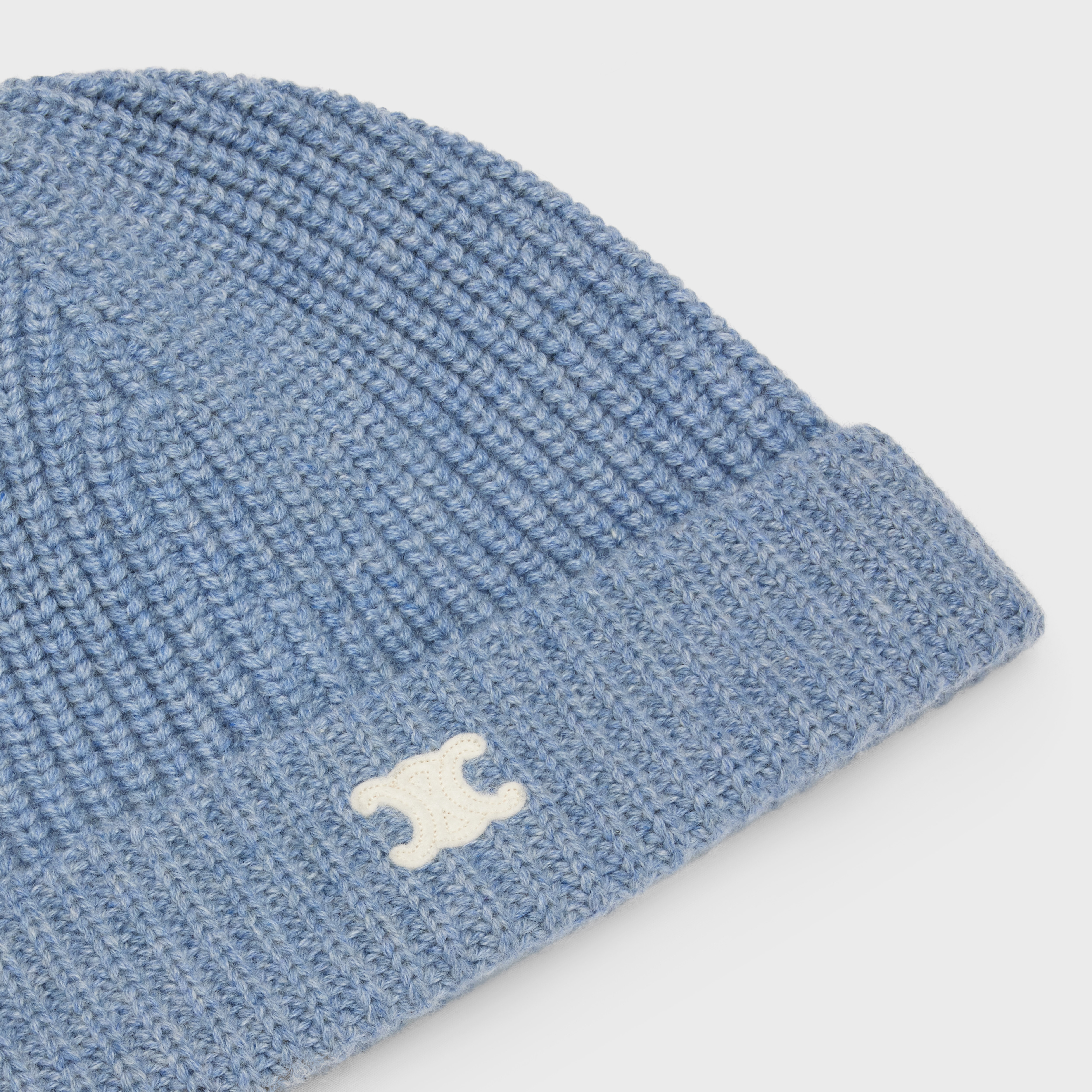 TRIOMPHE BEANIE IN HERITAGE CASHMERE - 3
