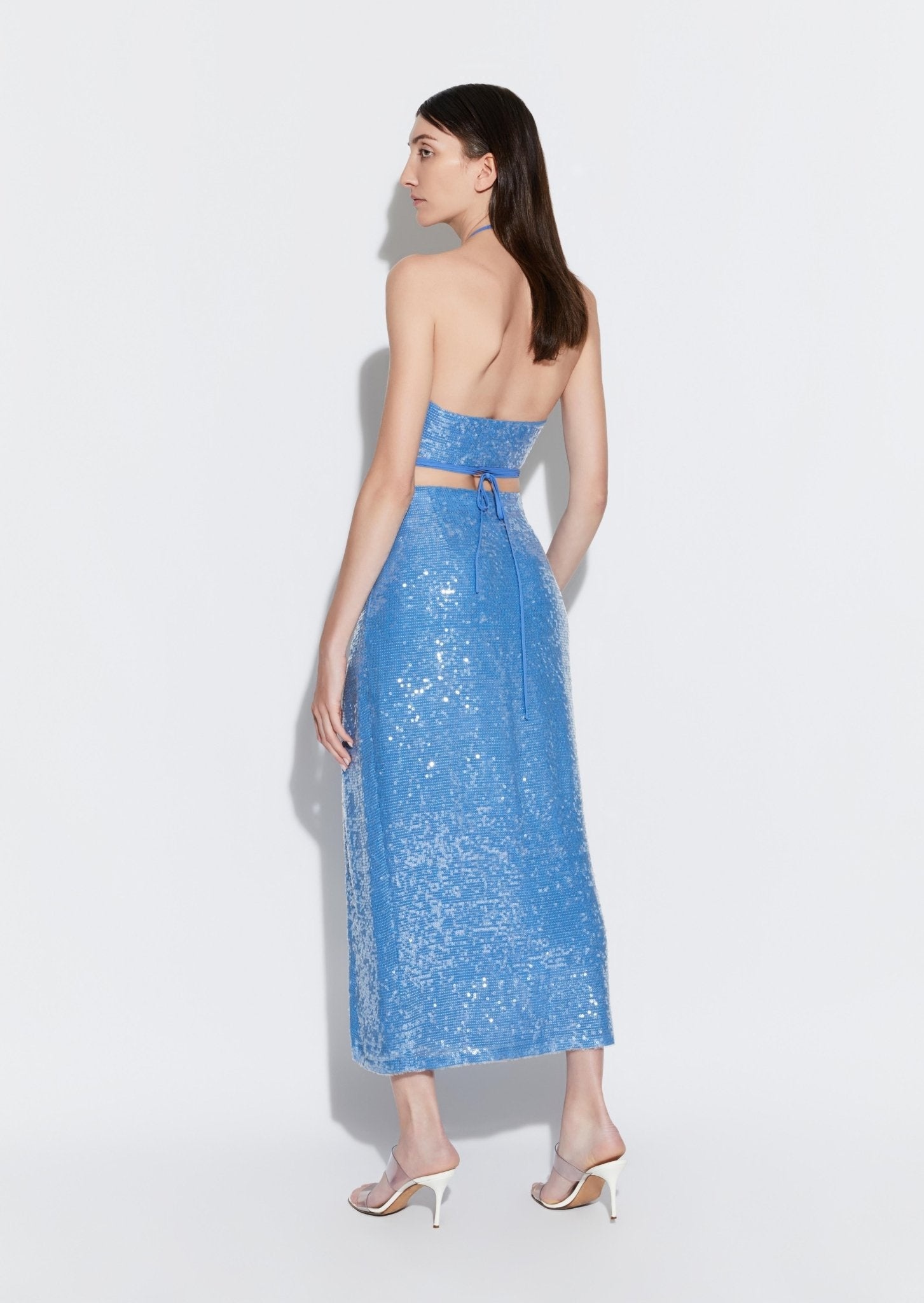 Sequin High Waist Skirt - 3