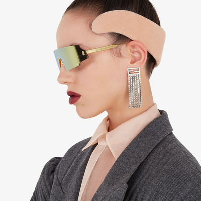 FENDI Silver-colored earrings outlook