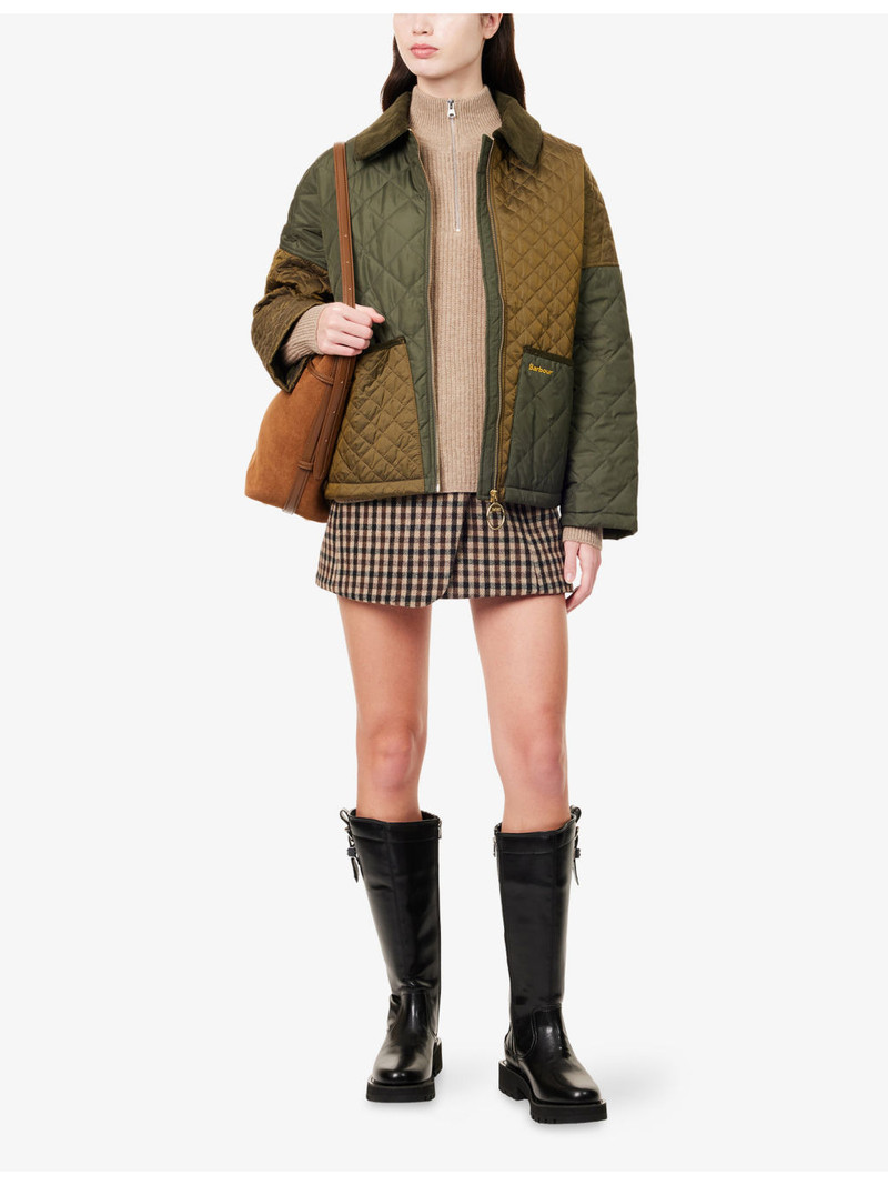 Barbour Danby Patch-Pocket Quilted-Shell Jacket outlook