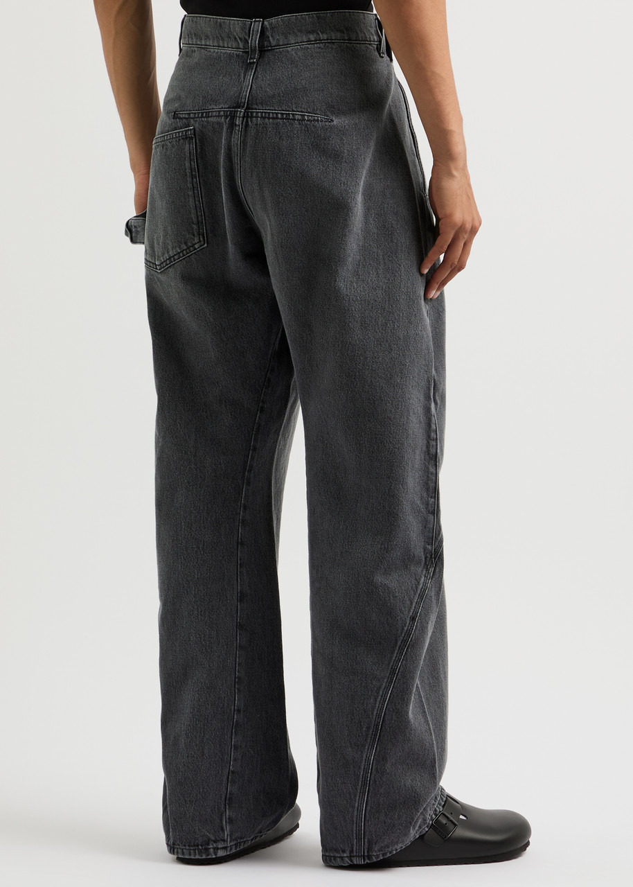 JW Anderson Twisted Wide-leg Jeans - 3