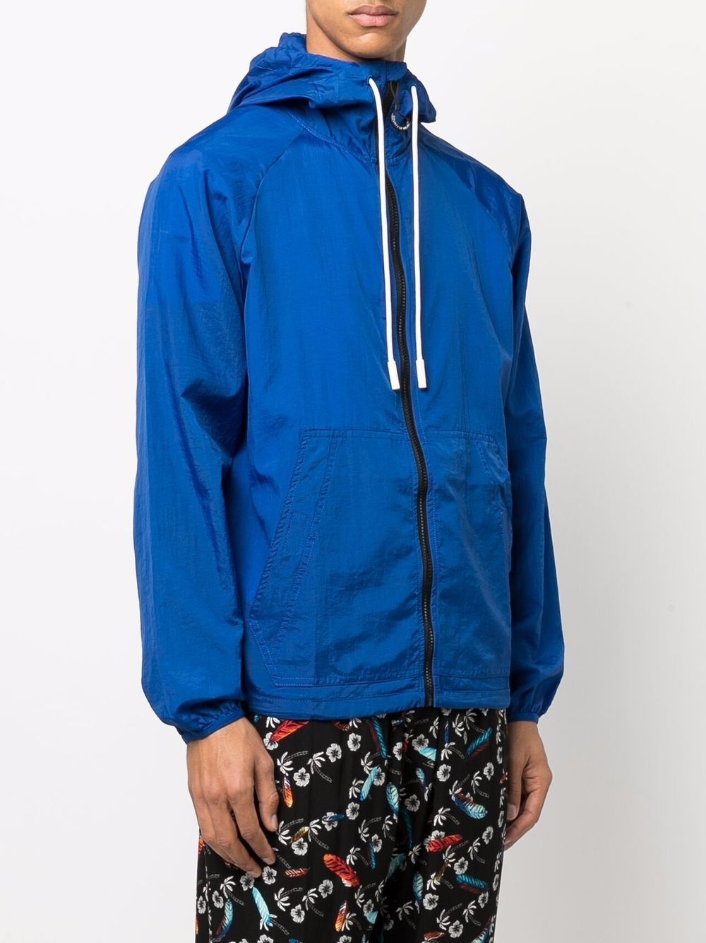 Cross-motif windbreaker - 4