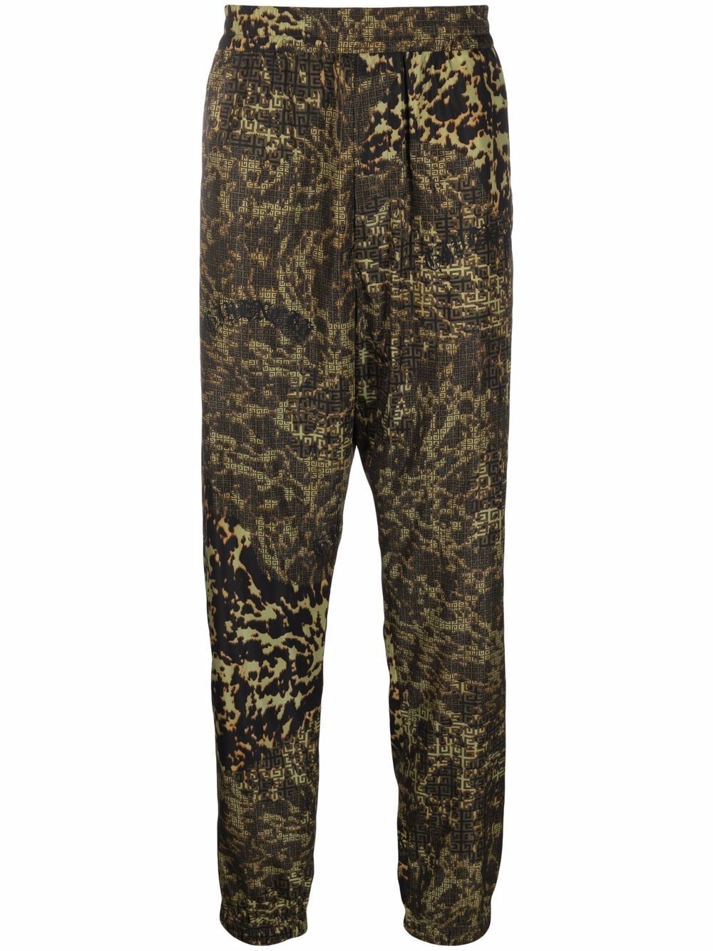 leopard-print trousers - 1