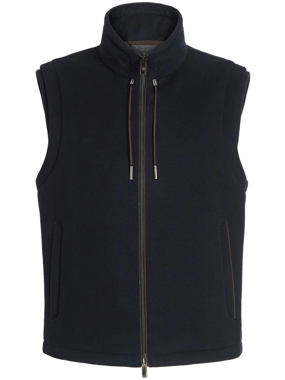 down-filled wool gilet - 1