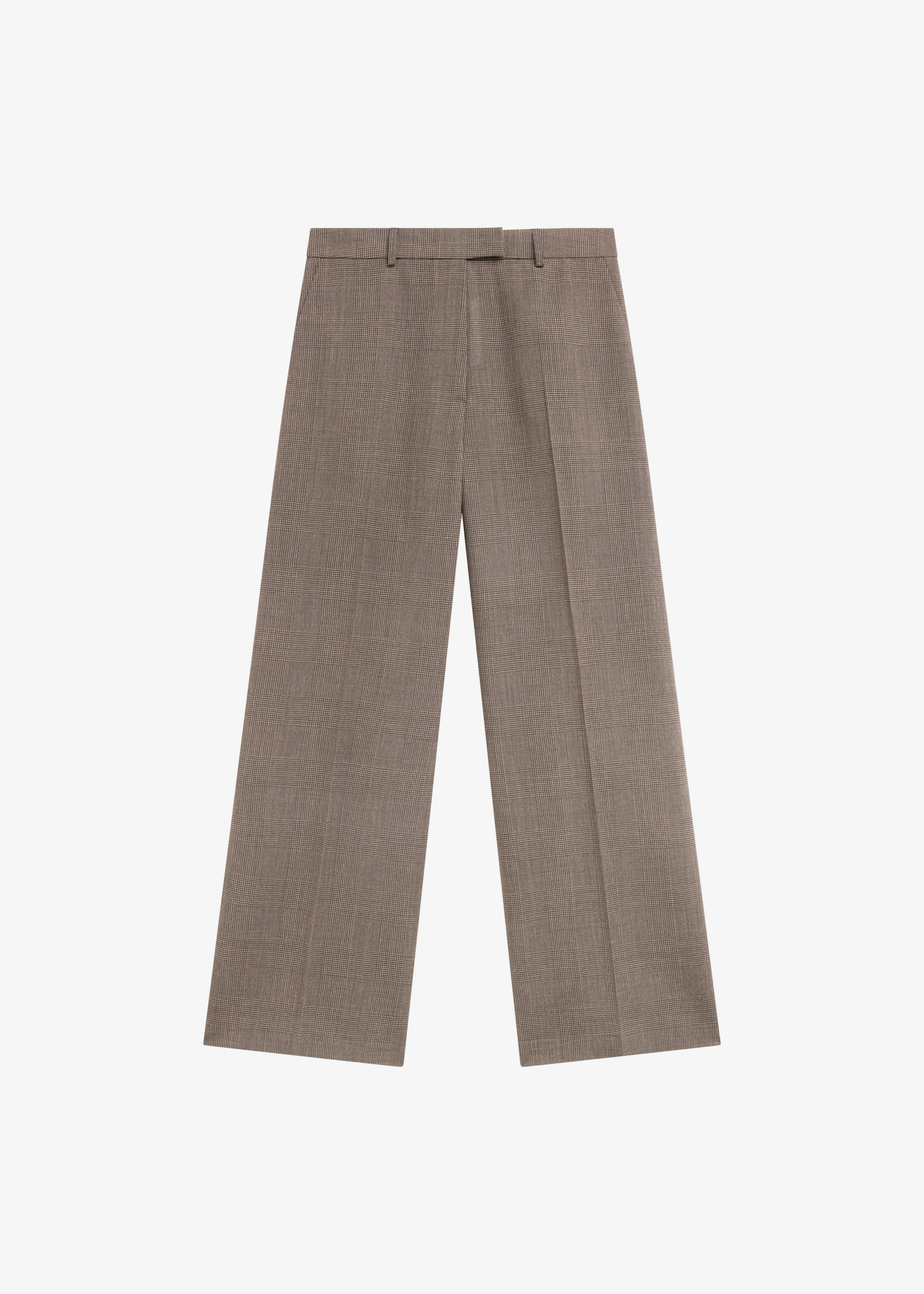 Brickell Trousers - Brown Glen Plaid - 1