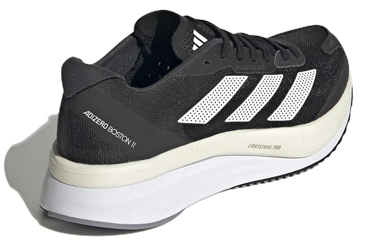 (WMNS) adidas Adizero Boston 11 'Black White' GX6657 - 4