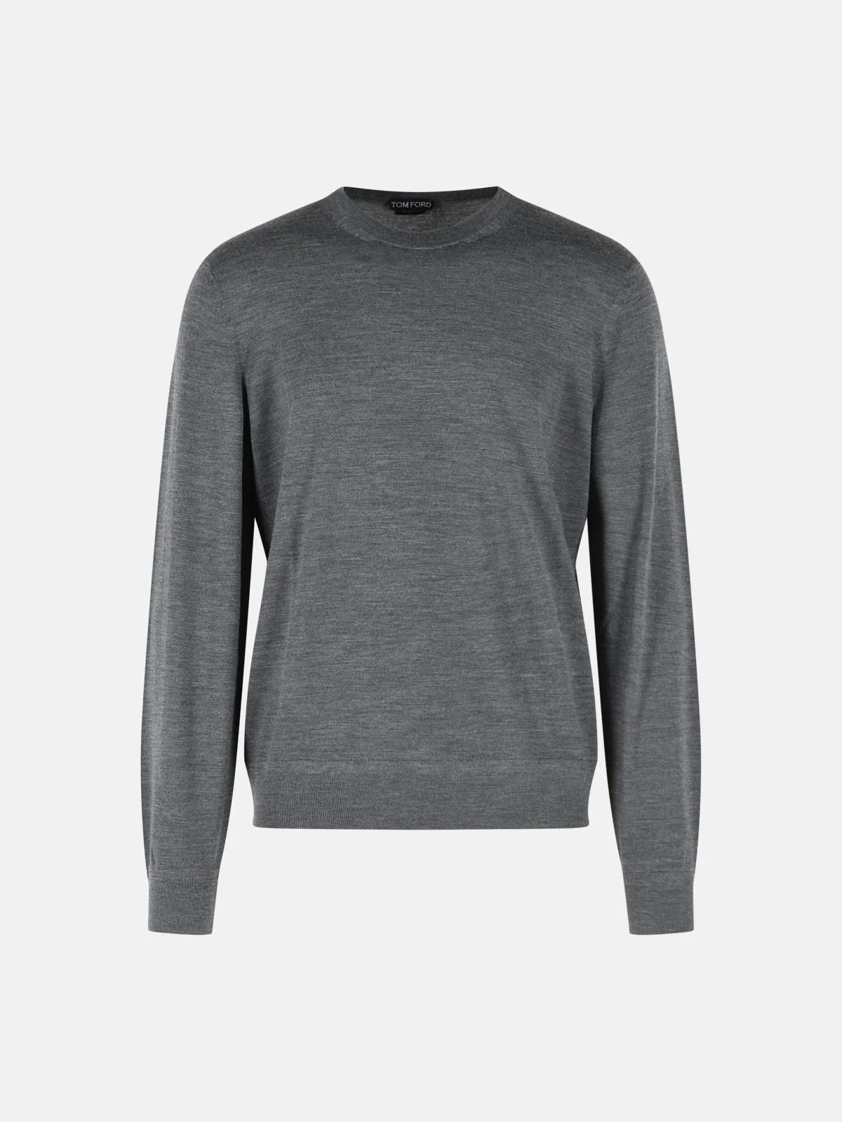 GREY WOOL SWEATER - 1