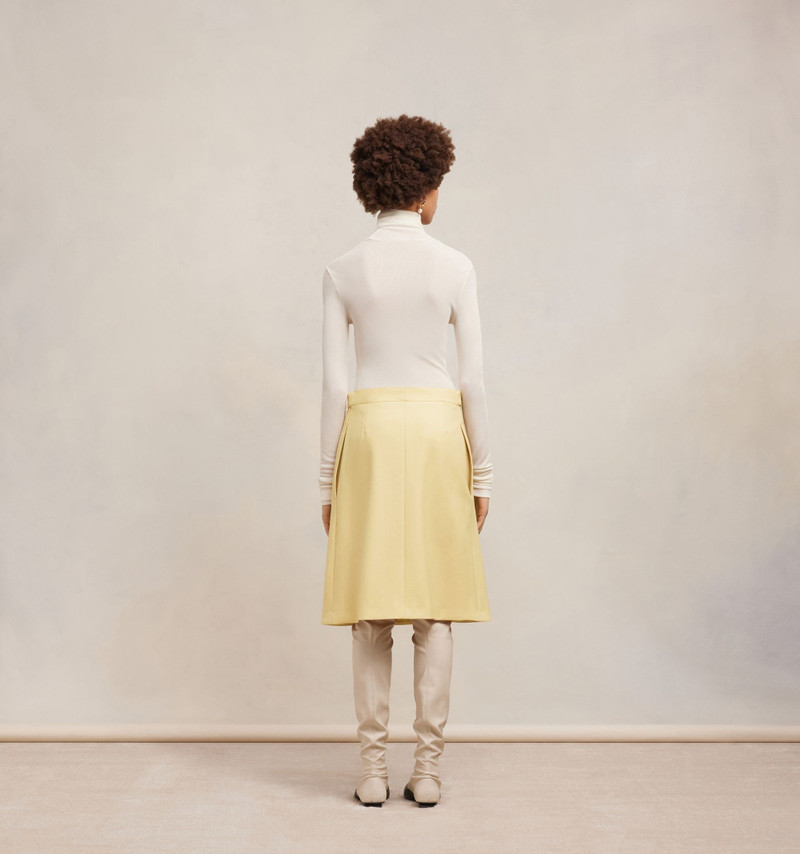 A Line Skirt With Floating Panels 5