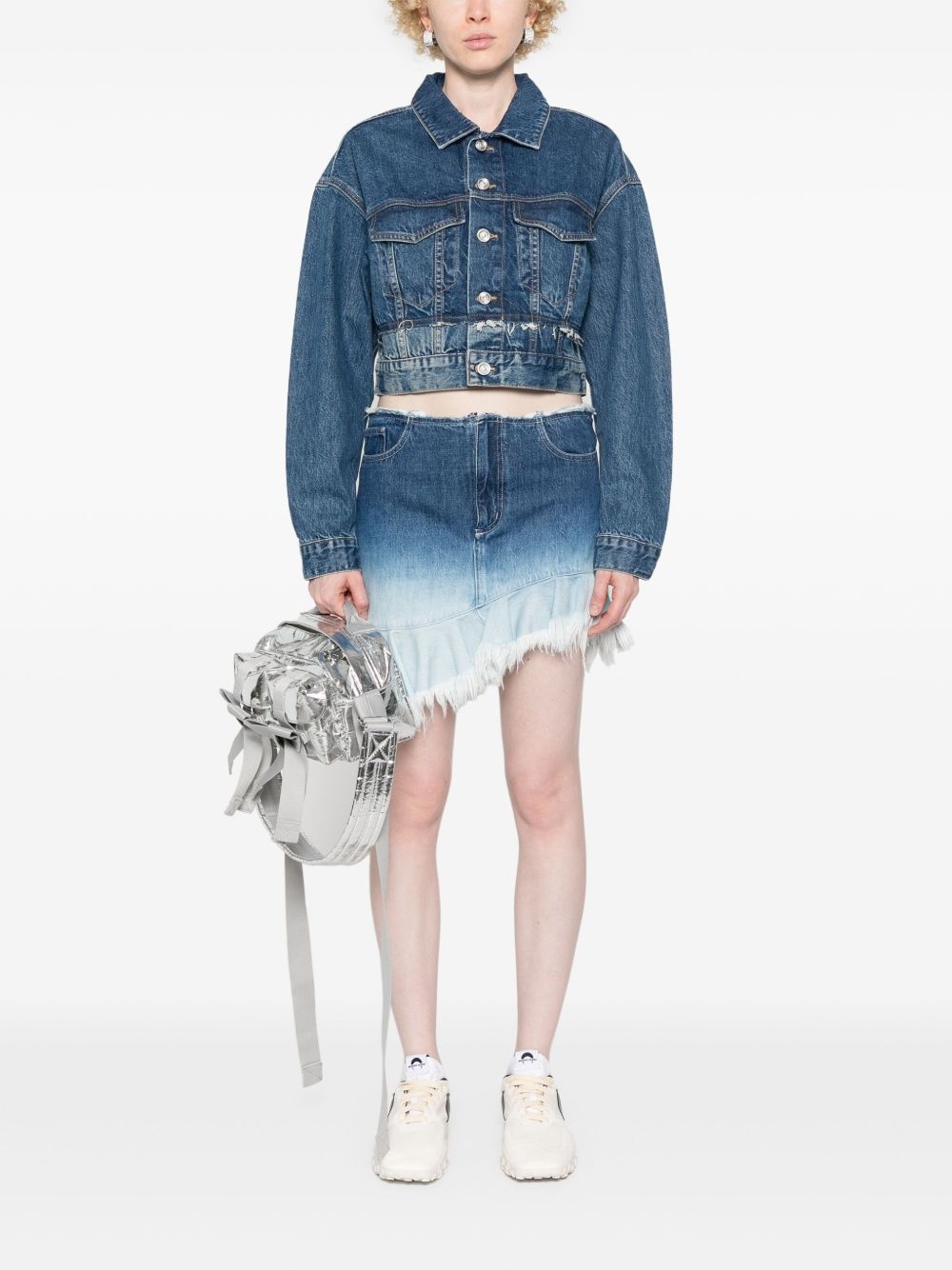 cropped jacket - 2