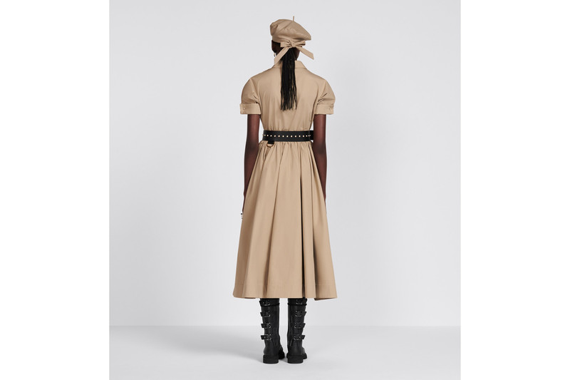 Belted Mid-Length Dress 6