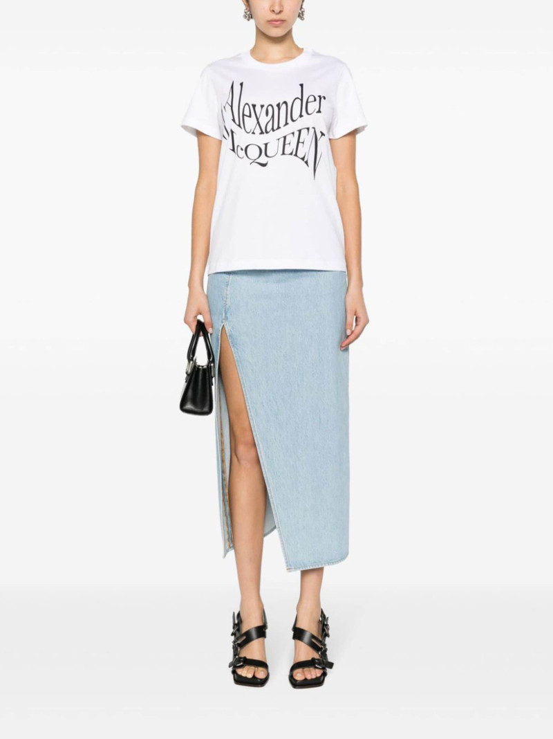Alexander McQueen logo-print cotton T-shirt outlook
