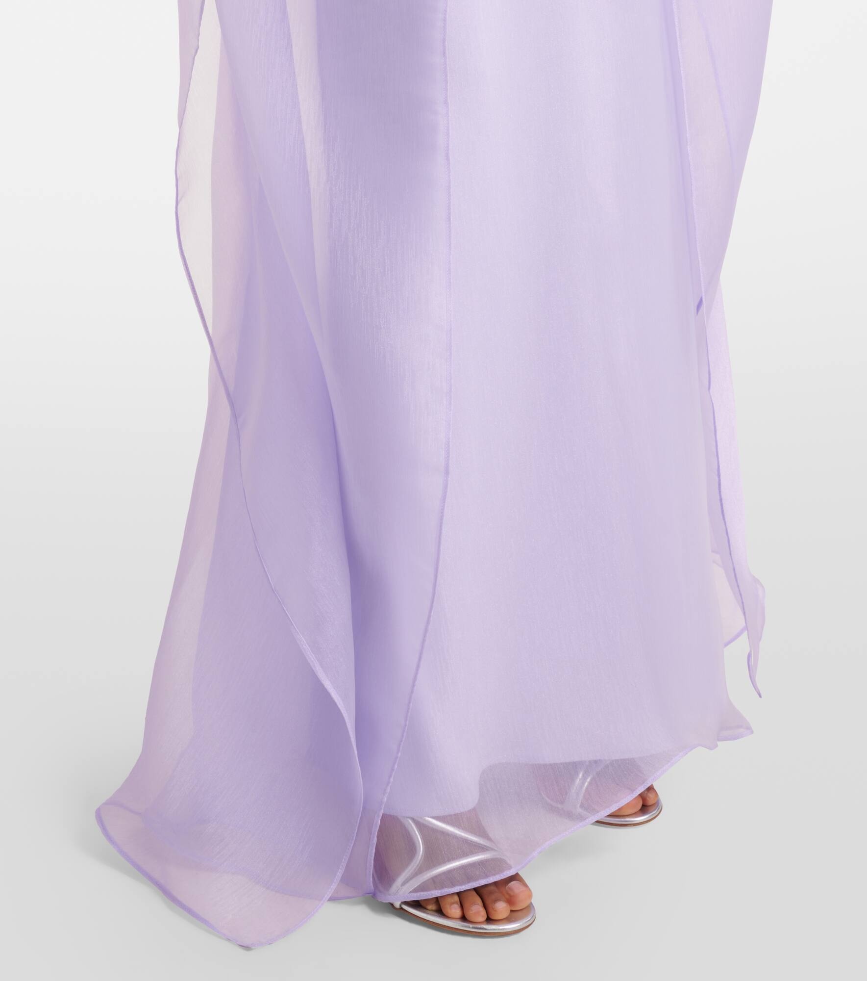Spirito ruffled tulle kaftan - 5