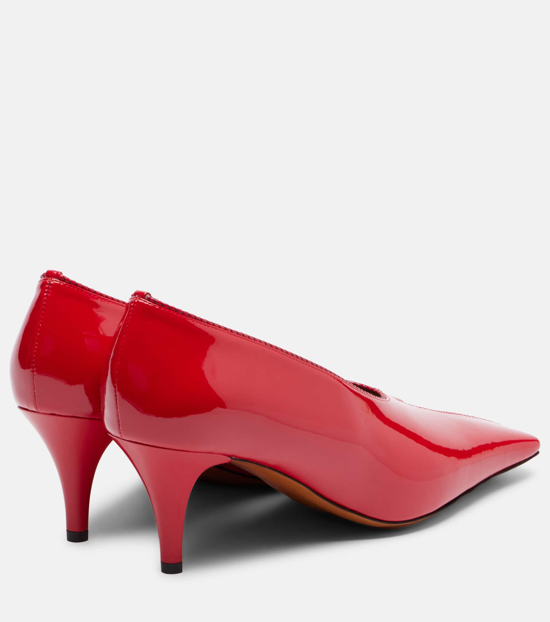 Faux leather pumps - 2